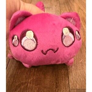 Hot Pink Cat Plush Meemeow Aphmau Style- No Tag P7